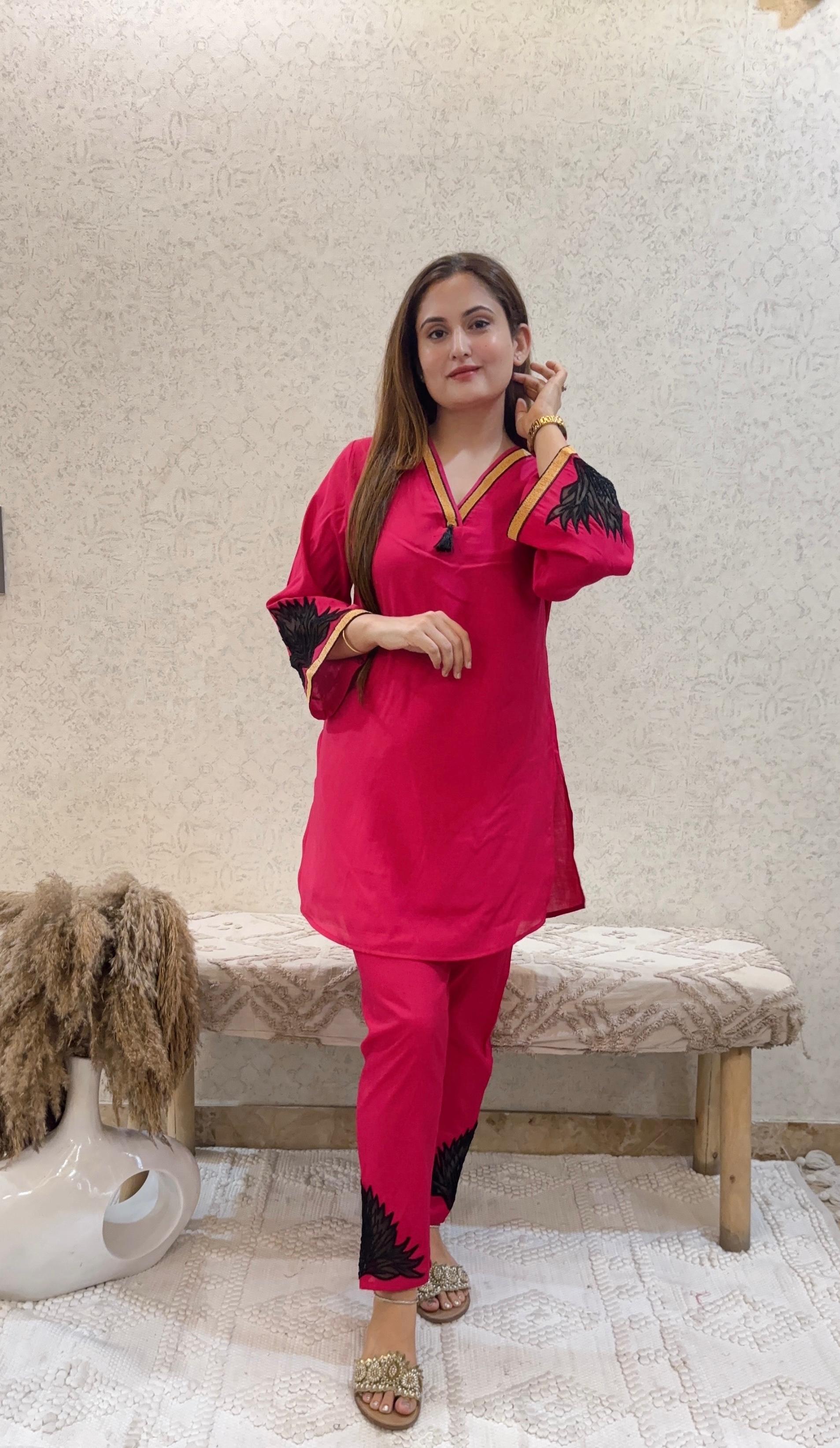 Pistachio Green Kurti Set 25156