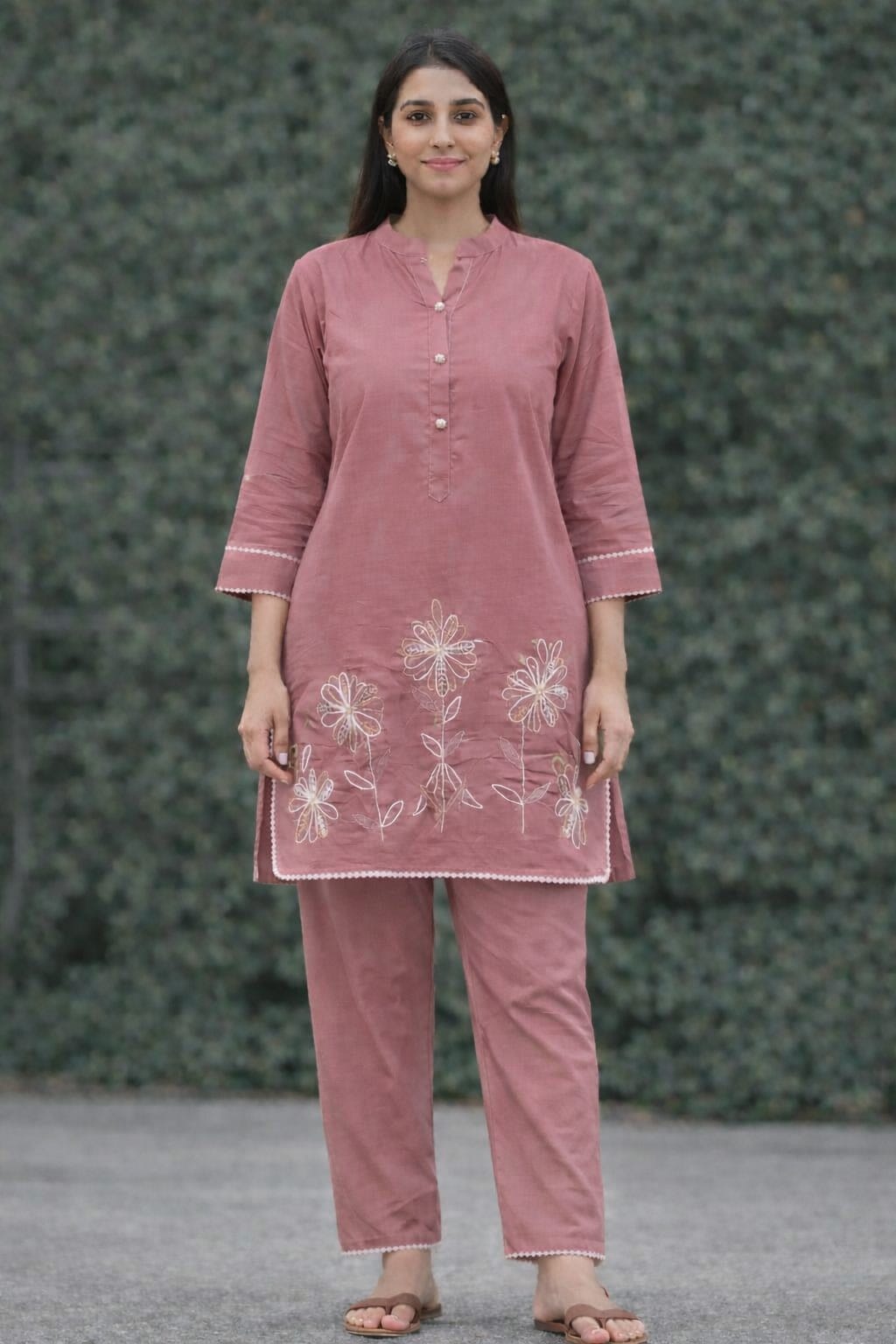 Ashnaina Co-Ord Set – Kurti with Divider Pant
