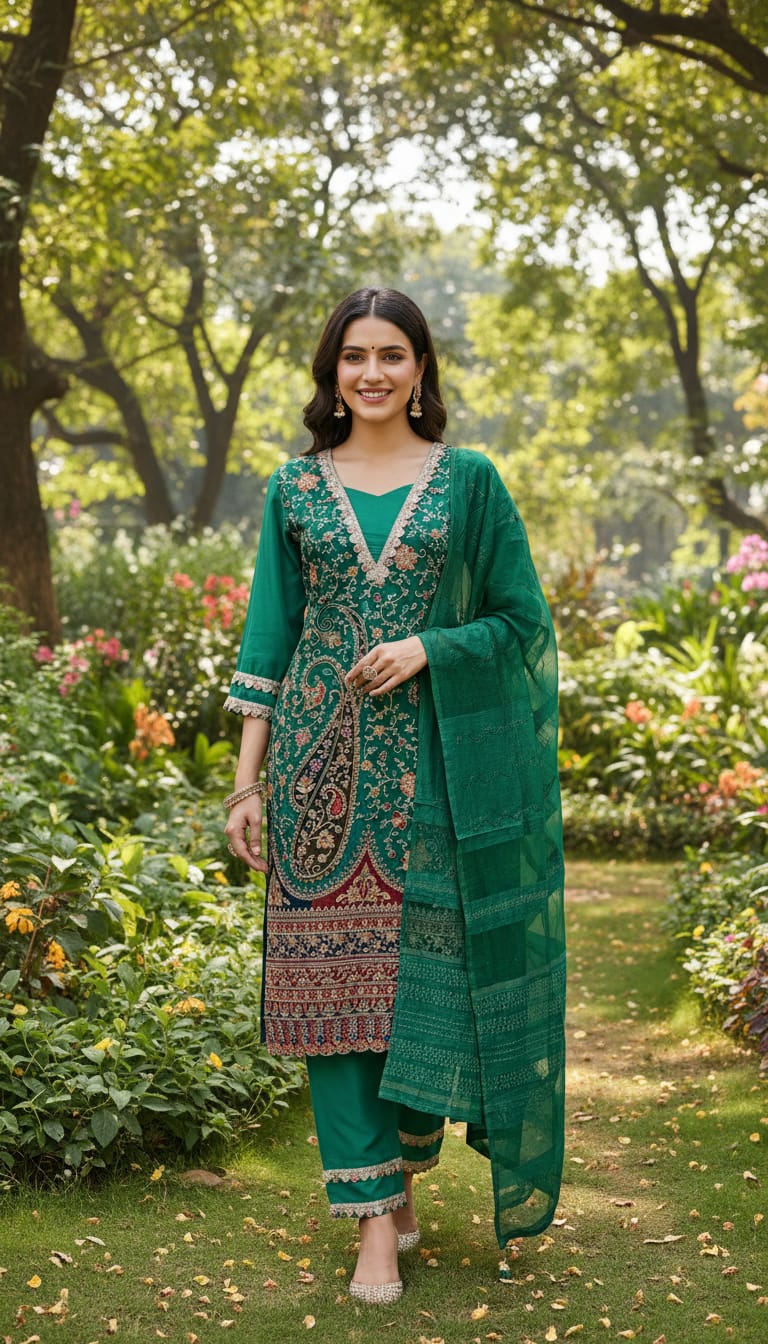 Ashnaina 3 Pcs Set with Pant & Dupatta